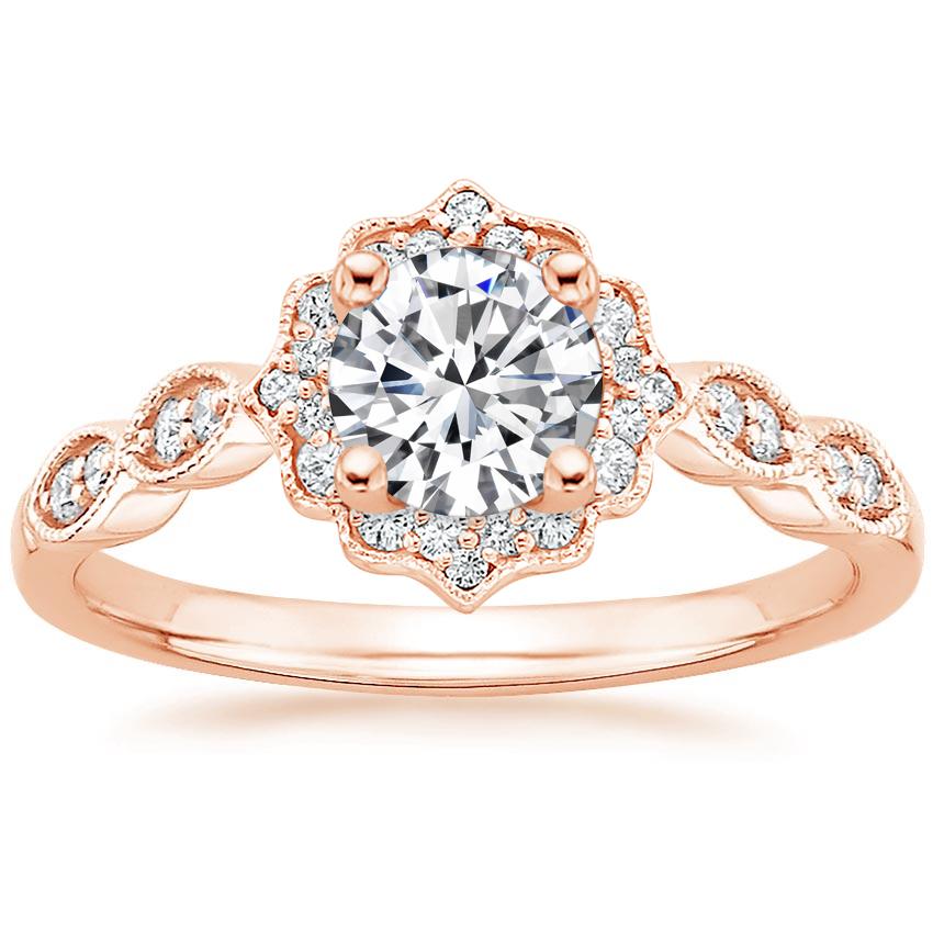 Vintage Inspired Engagement Ring | Cadenza Halo ...