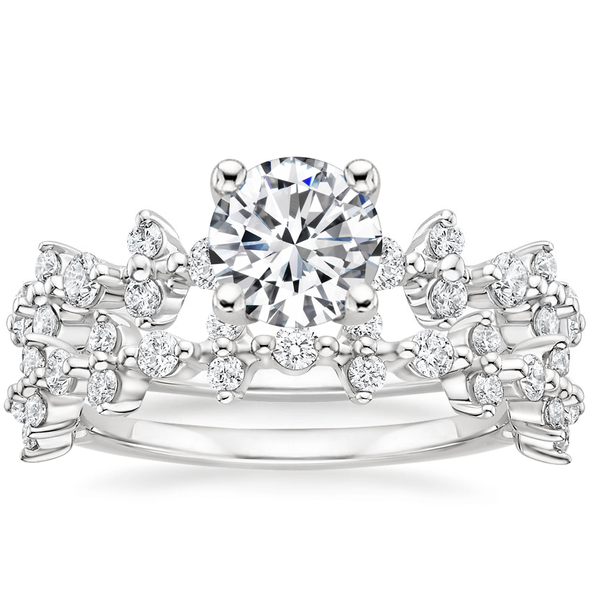18K White Gold Reflection Diamond Ring with Reflection Diamond Ring (1/2 ct. tw.)