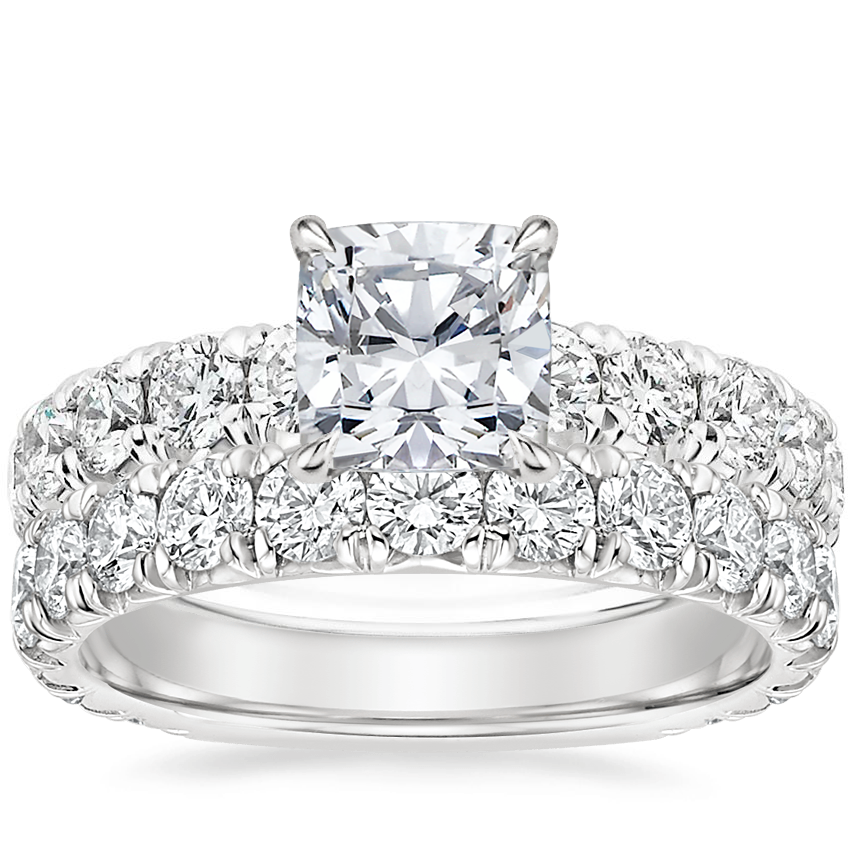 18K White Gold Ellora Diamond Ring with Luxe Ellora Diamond Ring (1 2/5 ct. tw.)