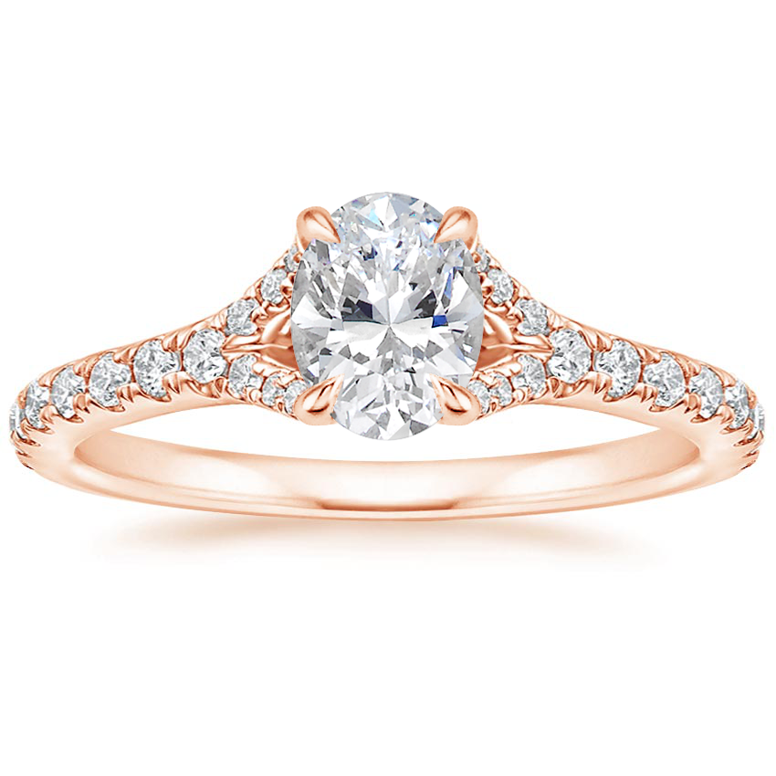 14K Rose Gold Felicity Diamond Ring (1/4 ct. tw.), large top view