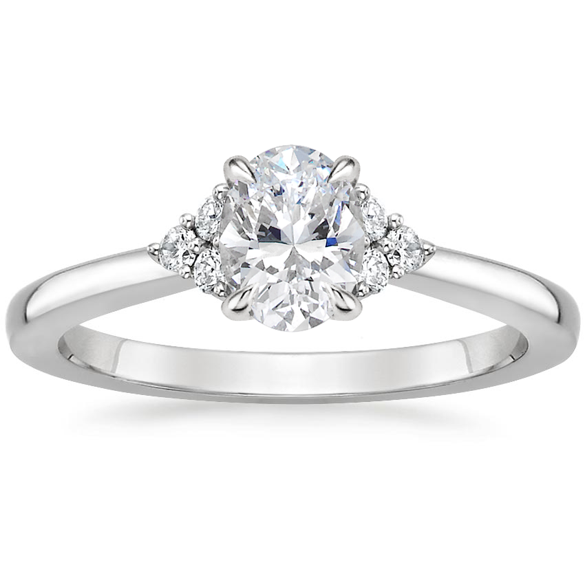 18K White Gold Melody Diamond Ring