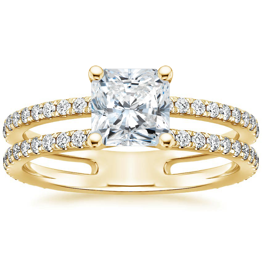 18K Yellow Gold Linnia Diamond Ring (1/2 ct. tw.), large top view