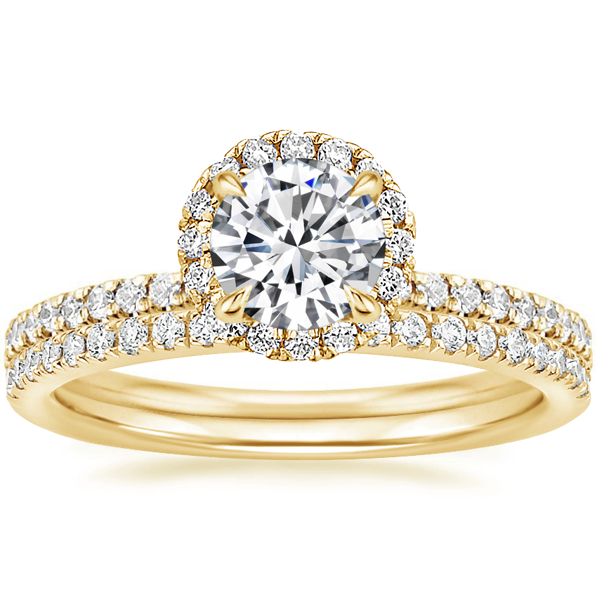 18K White Gold Waverly Diamond Ring (1/2 ct. tw.) with Ballad Diamond ...