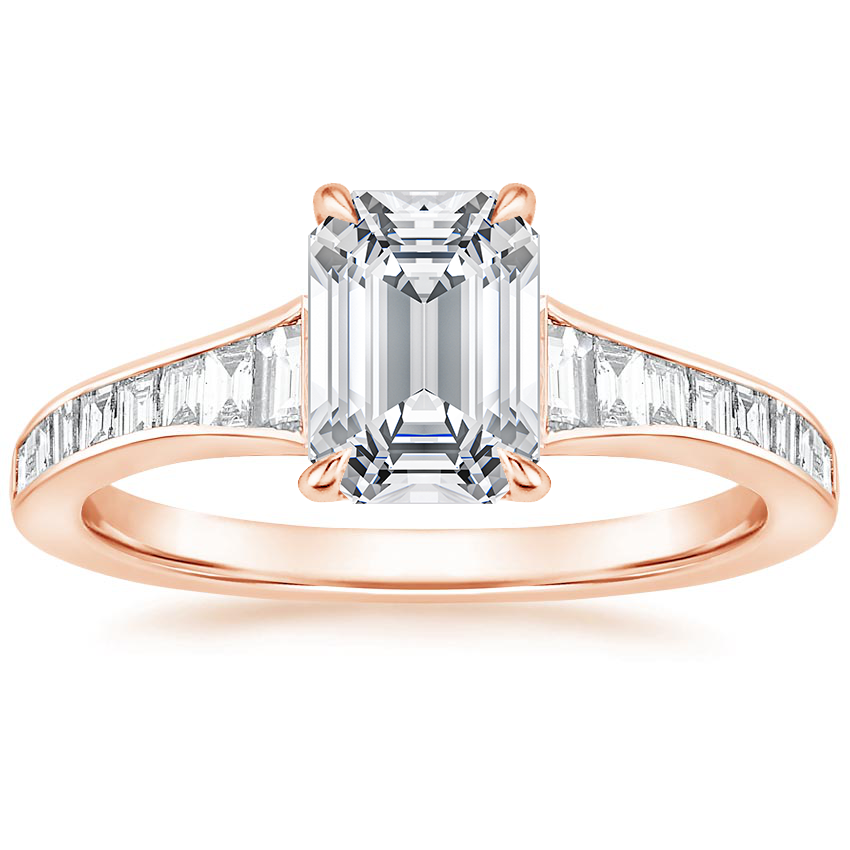 14K Rose Gold Amalfi Diamond Ring (1/2 ct. tw.), large top view