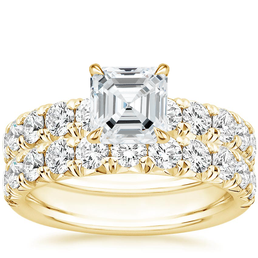 18K Yellow Gold Ellora Diamond Bridal Set
