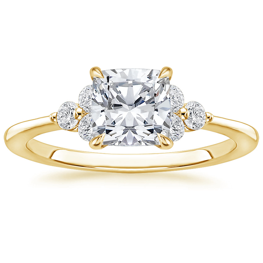 18K Yellow Gold Luxe Melody Diamond Ring (1/5 ct. tw.), large top view