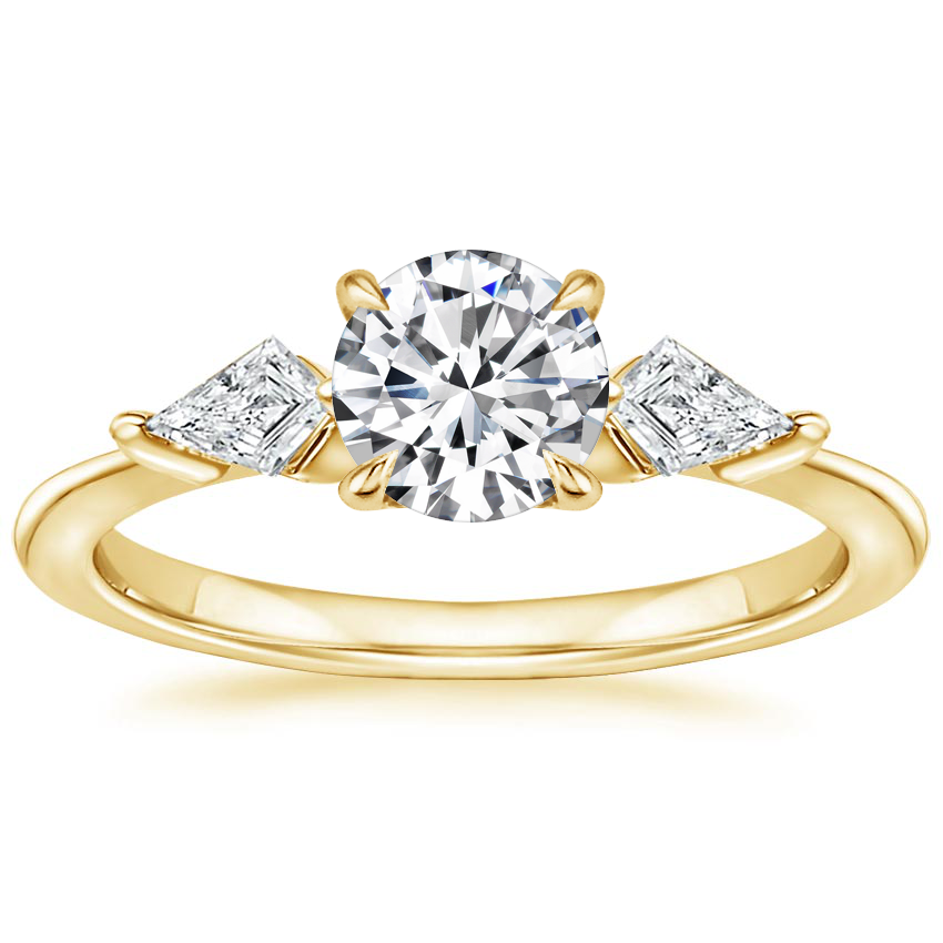 18K Yellow Gold Luxe Cometa Diamond Ring (1/3 ct. tw.), large top view