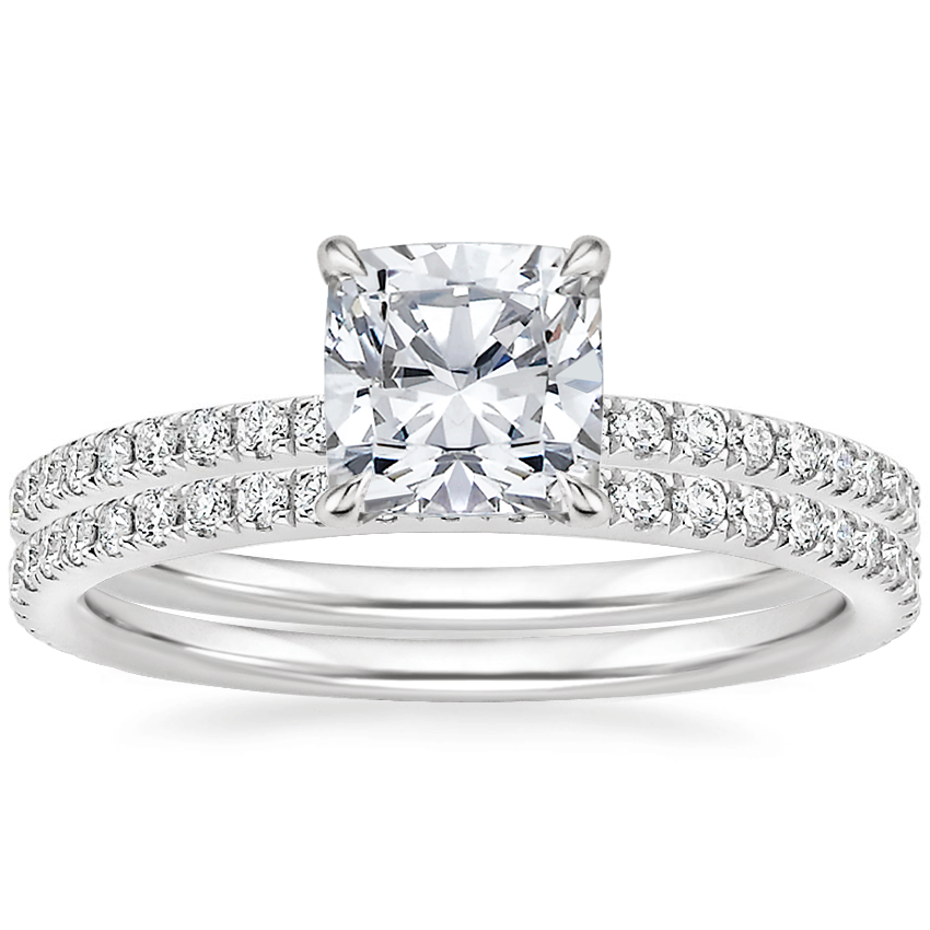 Platinum Perfect Fit Diamond Ring with Luxe Ballad Diamond Ring (1/4 ct. tw.)