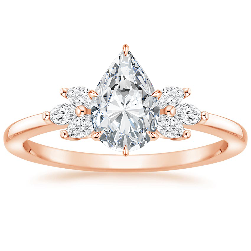 Marquise Cluster Diamond Engagement Ring | Stella | Brilliant Earth