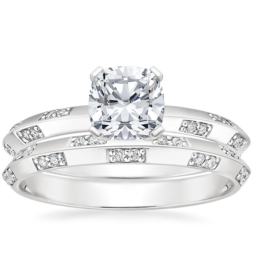 18K White Gold Marlowe Diamond Ring with Marlowe Diamond Ring (1/4 ct. tw.)