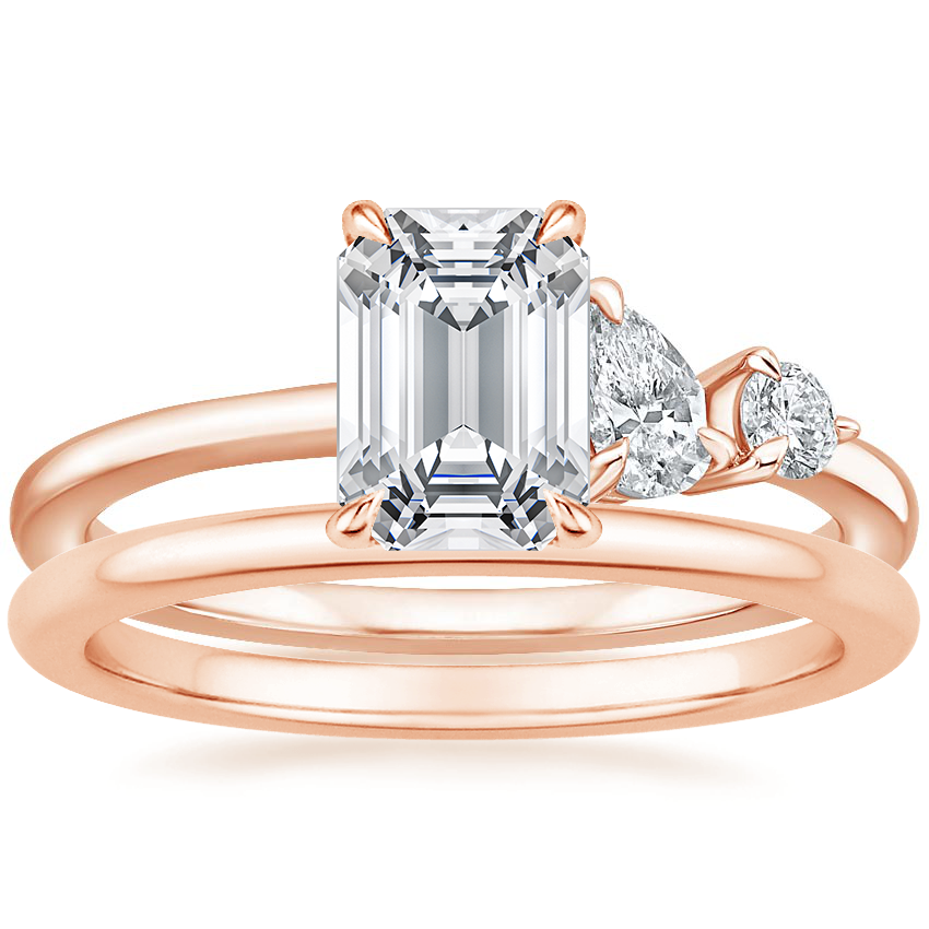 18K Yellow Gold Asymmetrical Diamond Ring (1/4 ct. tw.) with Petite