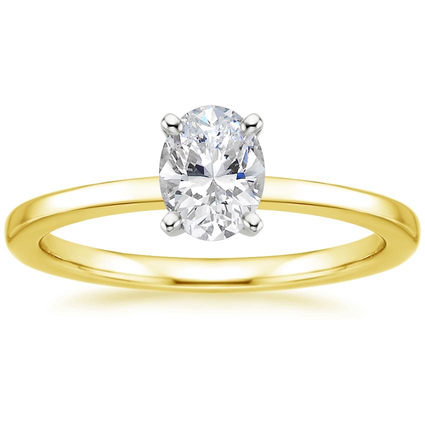 Thin Band Engagement Ring Petite Quattro Brilliant Earth