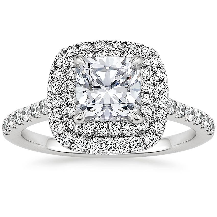 Platinum Soleil Diamond Ring (1/2 ct. tw.), large top view