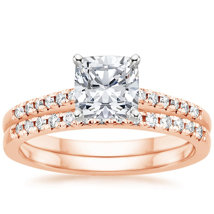 14K Rose Gold Sonora Diamond Bridal Set (1/4 ct. tw.)