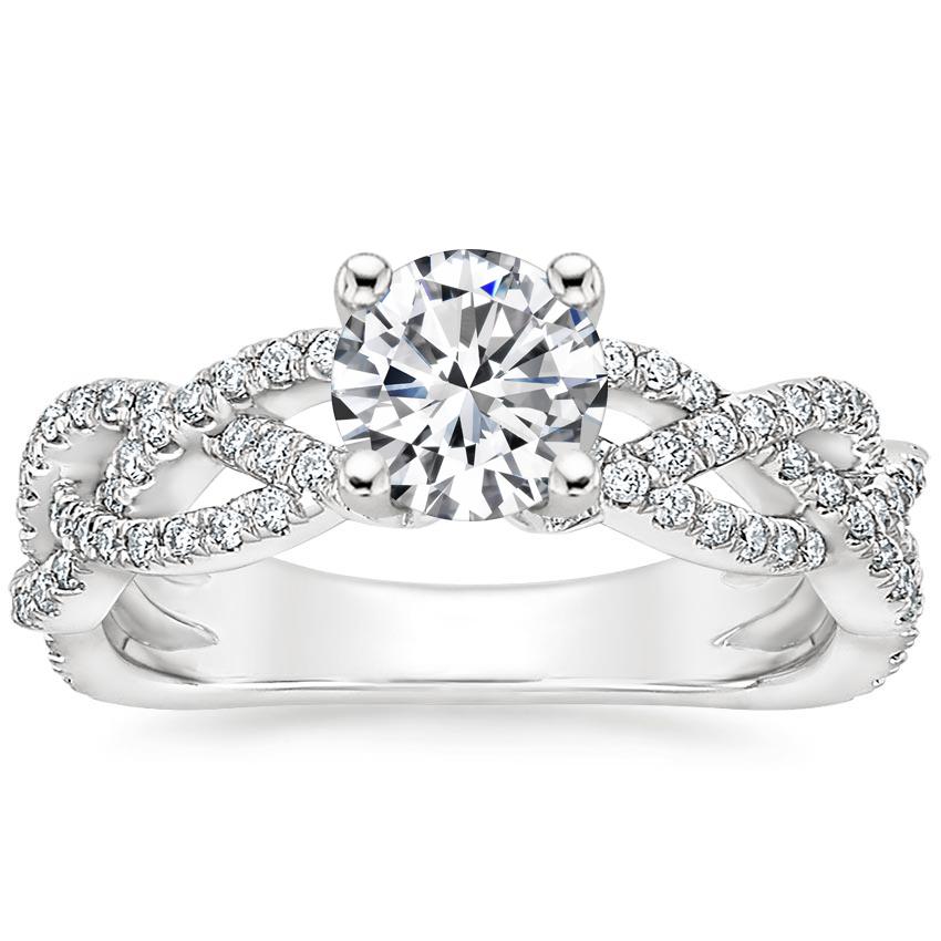 18K White Gold Solana Diamond Ring (1/3 ct. tw.), large top view