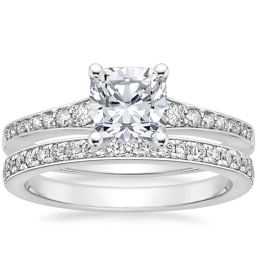 18K White Gold Poetica Diamond Ring with Geneva Diamond Ring