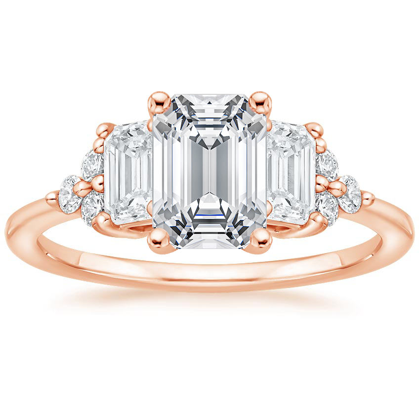 Low-Profile Cluster Diamond Engagement Ring | Sabine