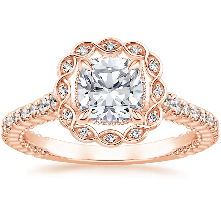 14K Rose Gold Magnolia Diamond Ring (1/3 ct. tw.)