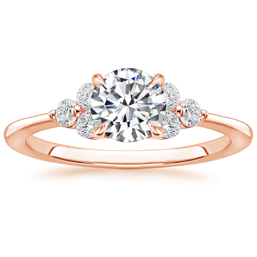 14K Rose Gold Luxe Melody Diamond Ring (1/5 ct. tw.), large top view