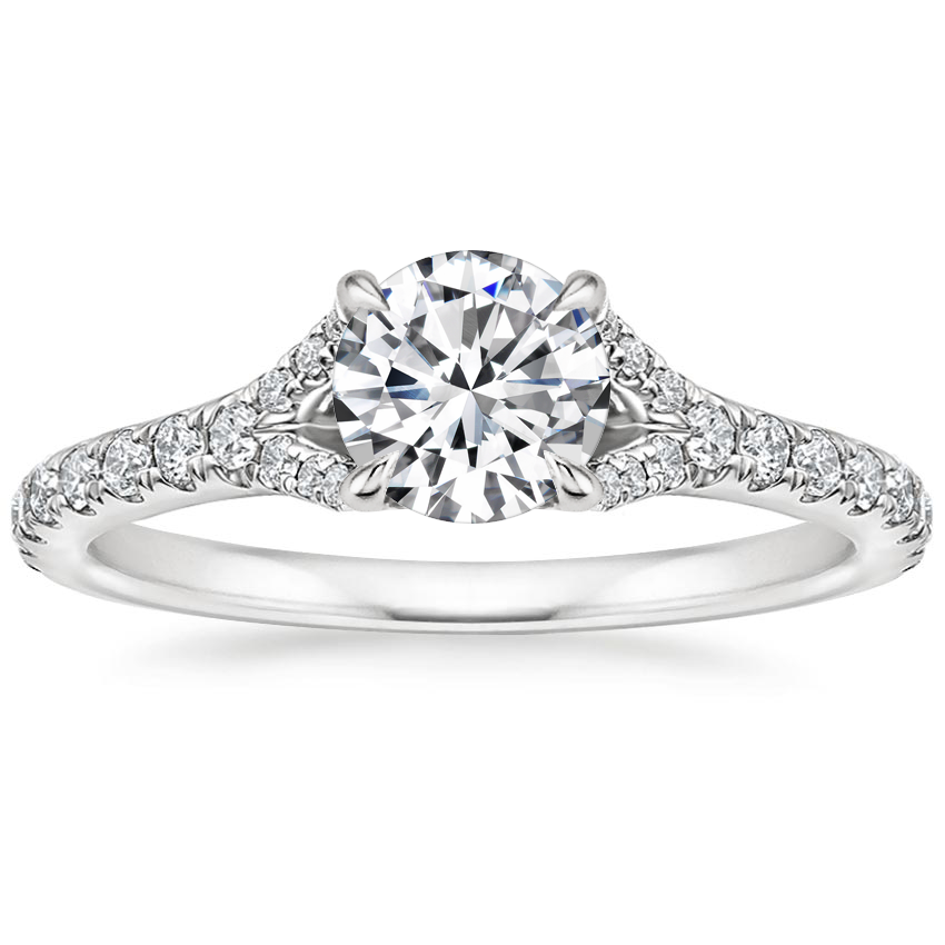 18K White Gold Felicity Diamond Ring (1/4 ct. tw.), large top view
