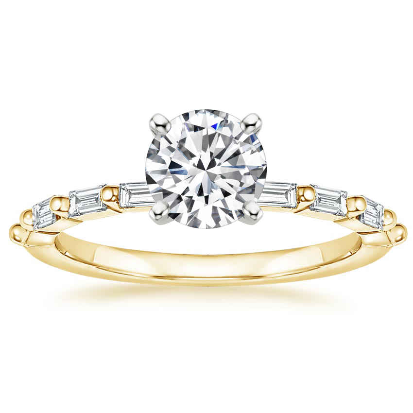 18K Yellow Gold Dominique Diamond Ring (1/3 ct. tw.), large top view