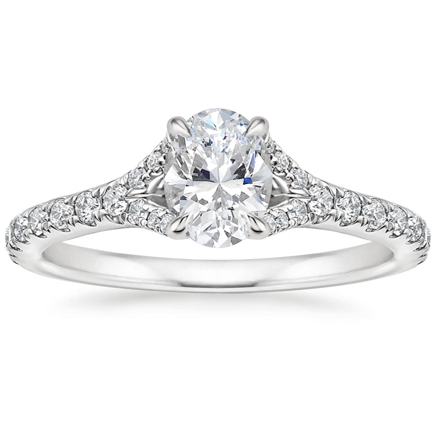 Platinum Felicity Diamond Ring (1/4 ct. tw.), large top view