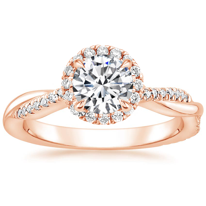 14K Rose Gold Monroe Diamond Ring (1/4 ct. tw.)