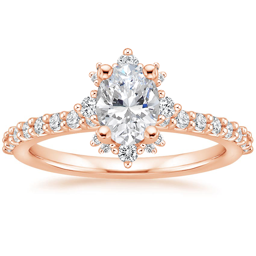 14K Rose Gold Arabella Diamond Ring (1/3 ct. tw.), large top view