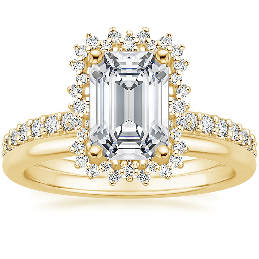 Platinum And Yellow Gold Diamond Flat Shape Wedding Ring D FJT-051