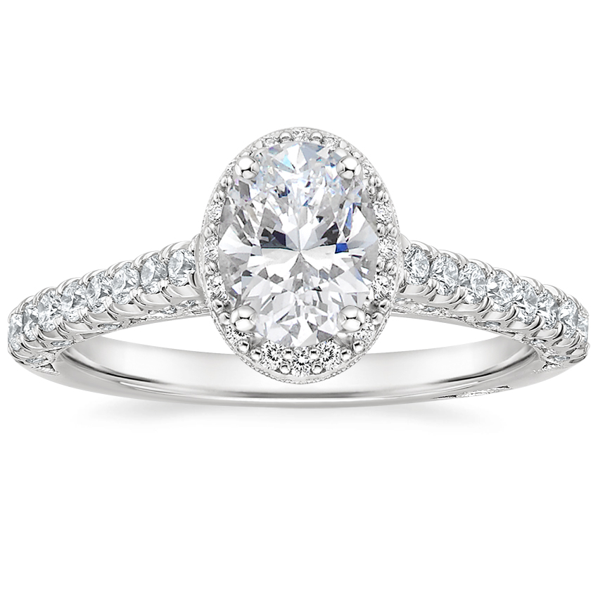 Tacori Petite Crescent Classic Bloom Diamond Ring - Brilliant Earth