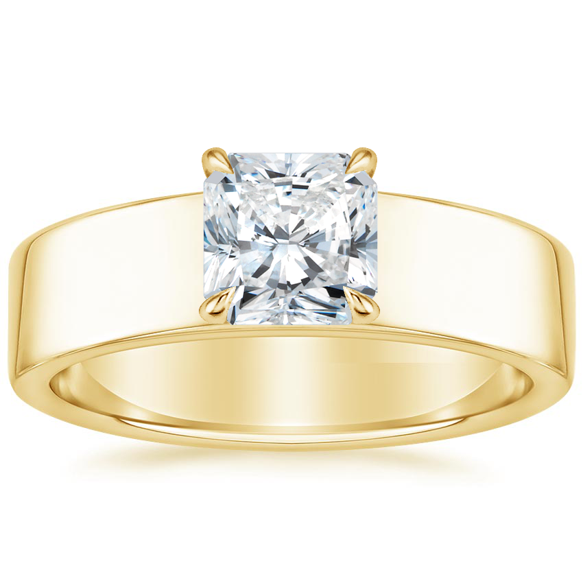 2 carat diamond ring thick band