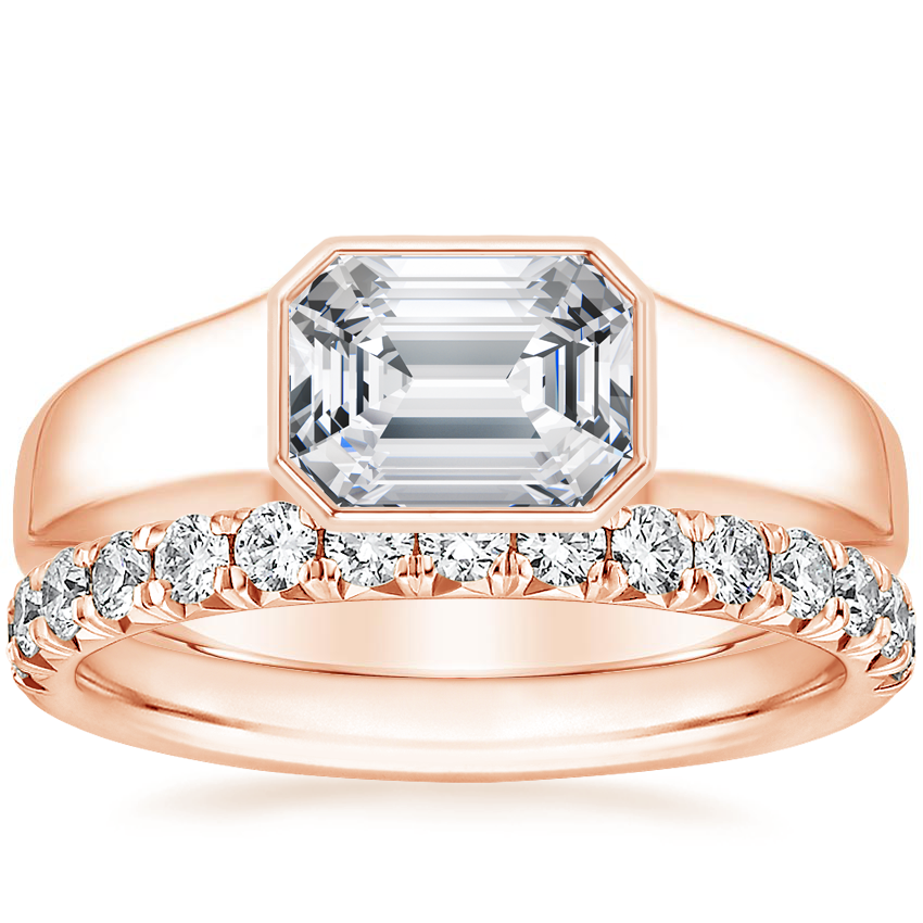 14K Rose Gold Haiden Ring with Sienna Diamond Ring (1/2 ct. tw.)