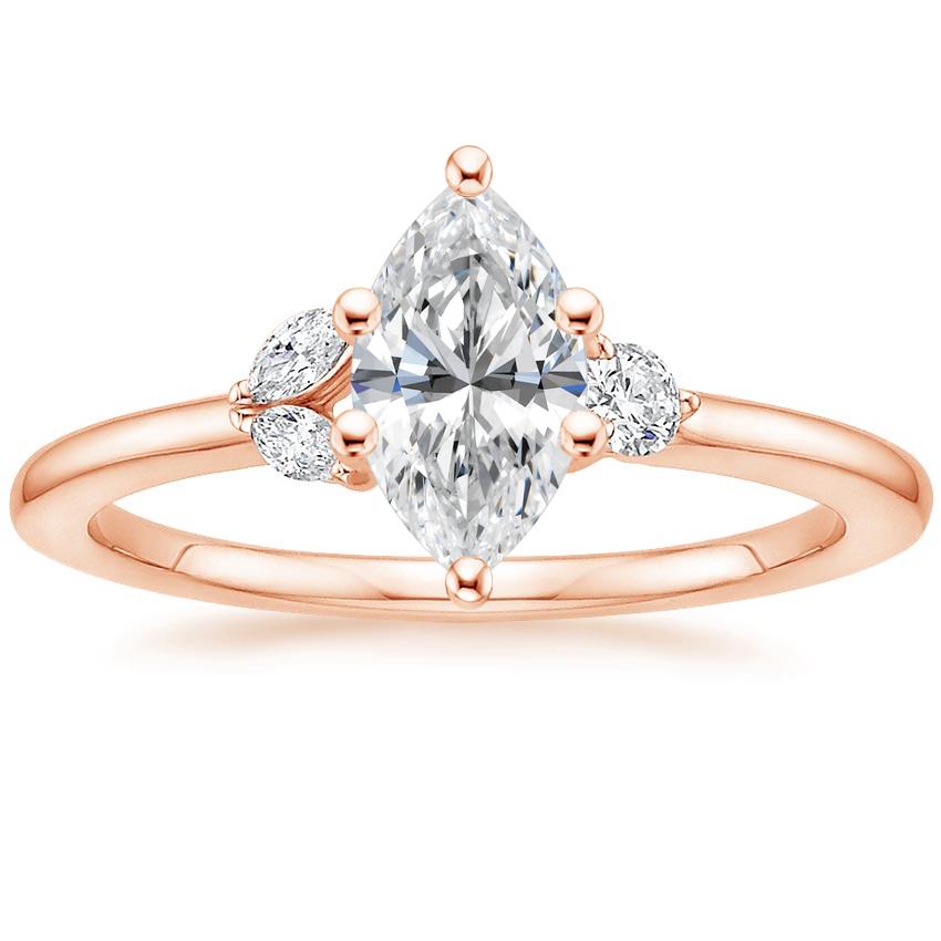 Marquise Petal Engagement Ring Bloom Brilliant Earth