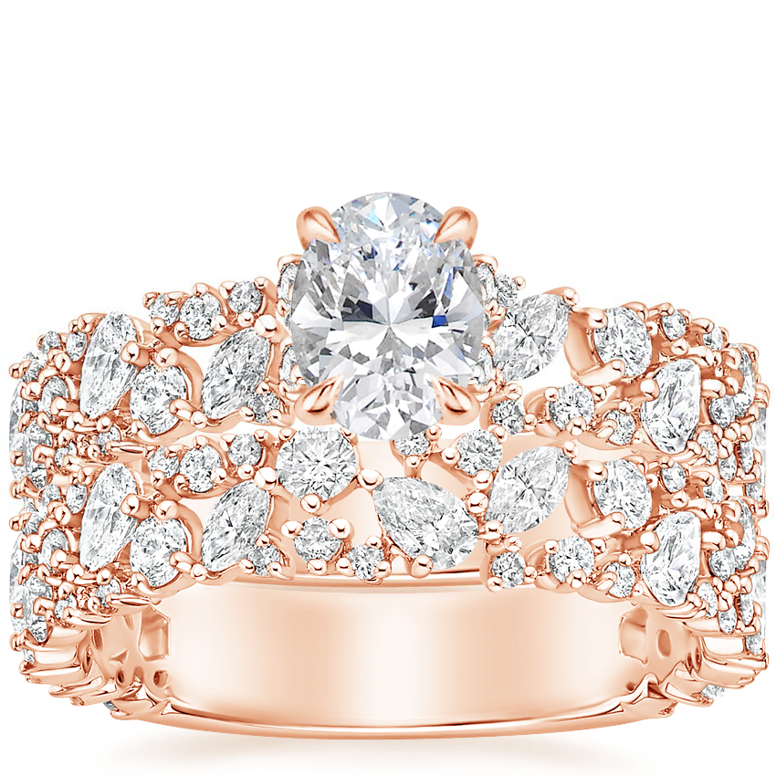 14K Rose Gold Glacé Diamond Ring (3/4 ct. tw.) with Glacé Diamond Ring (3/4 ct. tw.)
