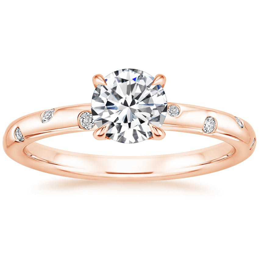 Flush Set Diamond Ring Setting | Corinne | Brilliant Earth