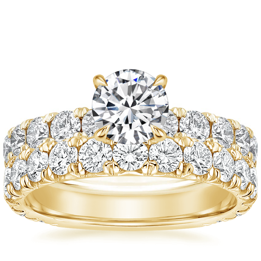 18K Yellow Gold Luxe Ellora Diamond Ring with Luxe Ellora Diamond Ring (1 2/5 ct. tw.)