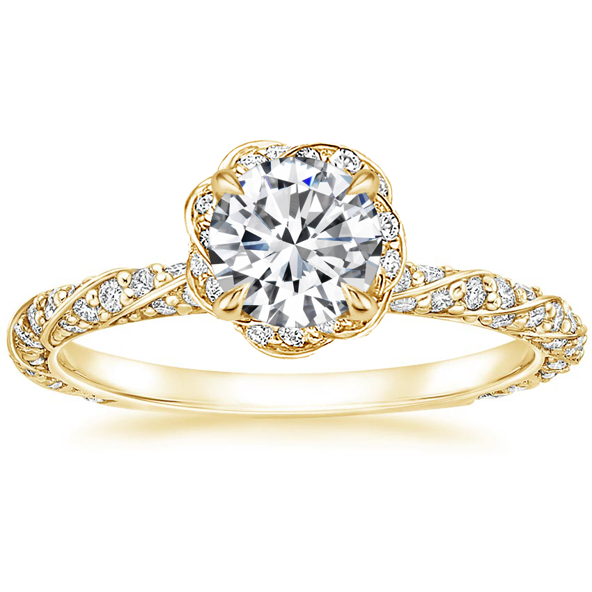 18K Yellow Gold Nova Diamond Ring (1/2 ct. tw.), large top view