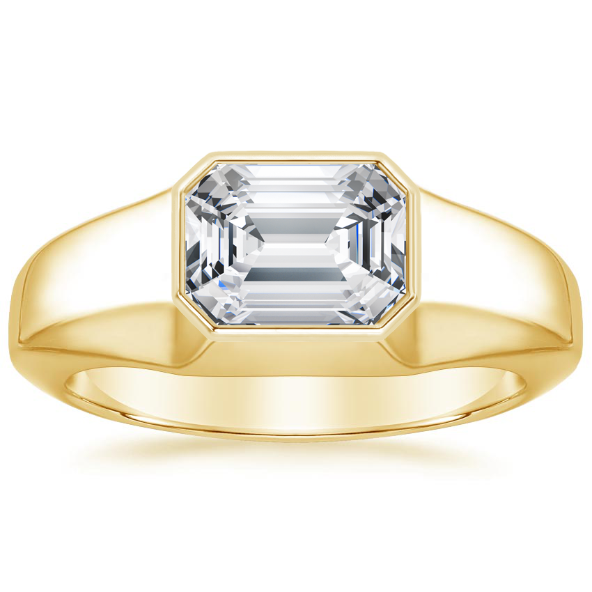 Emerald 18K Yellow Gold Haiden Ring