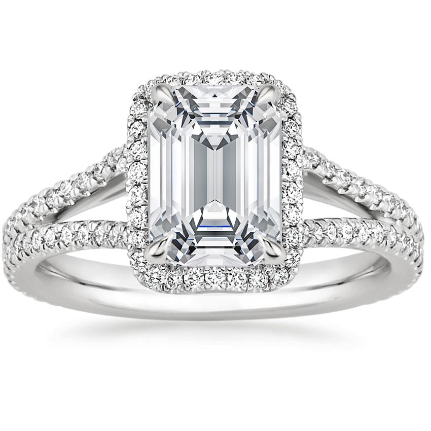 Platinum Fortuna Diamond Ring (1/2 ct. tw.), large top view