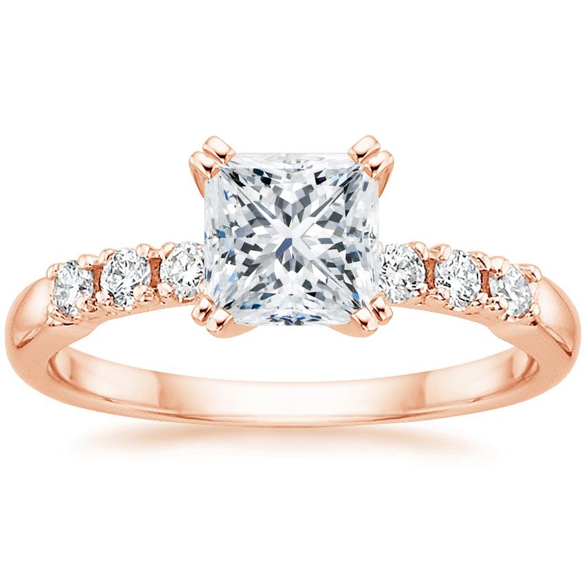 14K Rose Gold Posie Diamond Ring