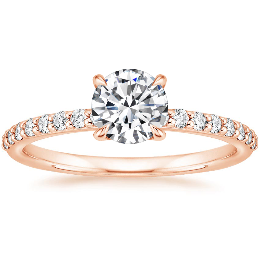 14K Rose Gold Cecilia Diamond Ring (1/3 ct. tw.), large top view