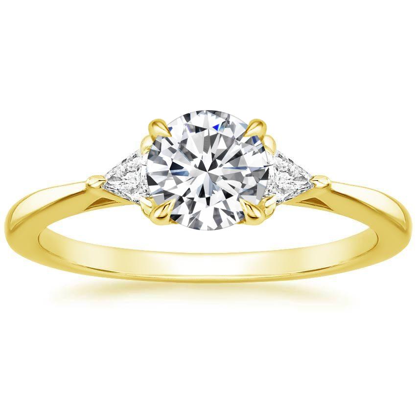 18K Yellow Gold Esprit Diamond Ring