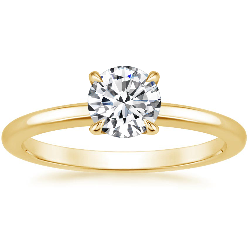 18K Yellow Gold Elodie Ring, large top view