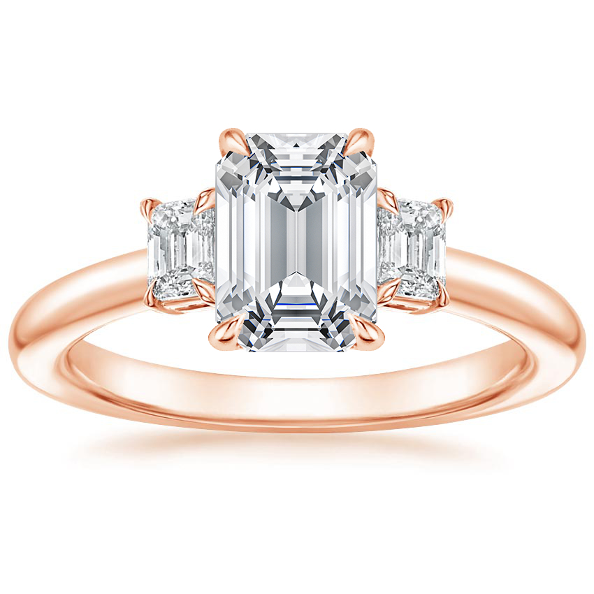 14K Rose Gold Rhiannon Diamond Ring (1/4 ct. tw.), large top view