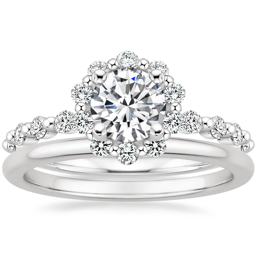 brilliant earth marseille halo diamond ring