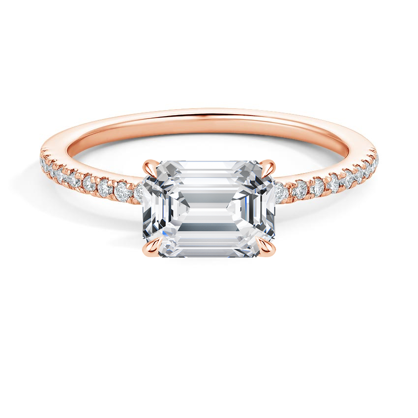 East-West Diamond Engagement Ring | Ballad