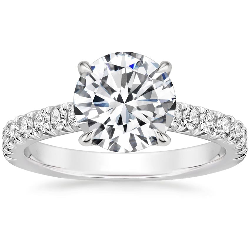 Platinum Sienna Diamond Ring (3/8 ct. tw.), large top view