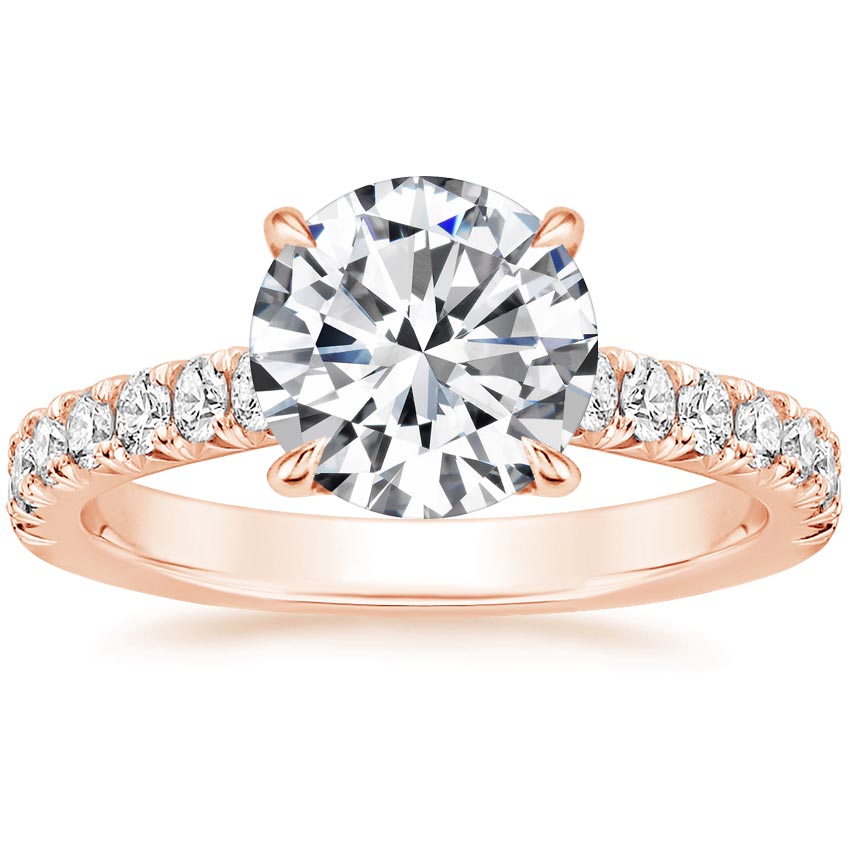 14K Rose Gold Sienna Diamond Ring (3/8 ct. tw.), large top view