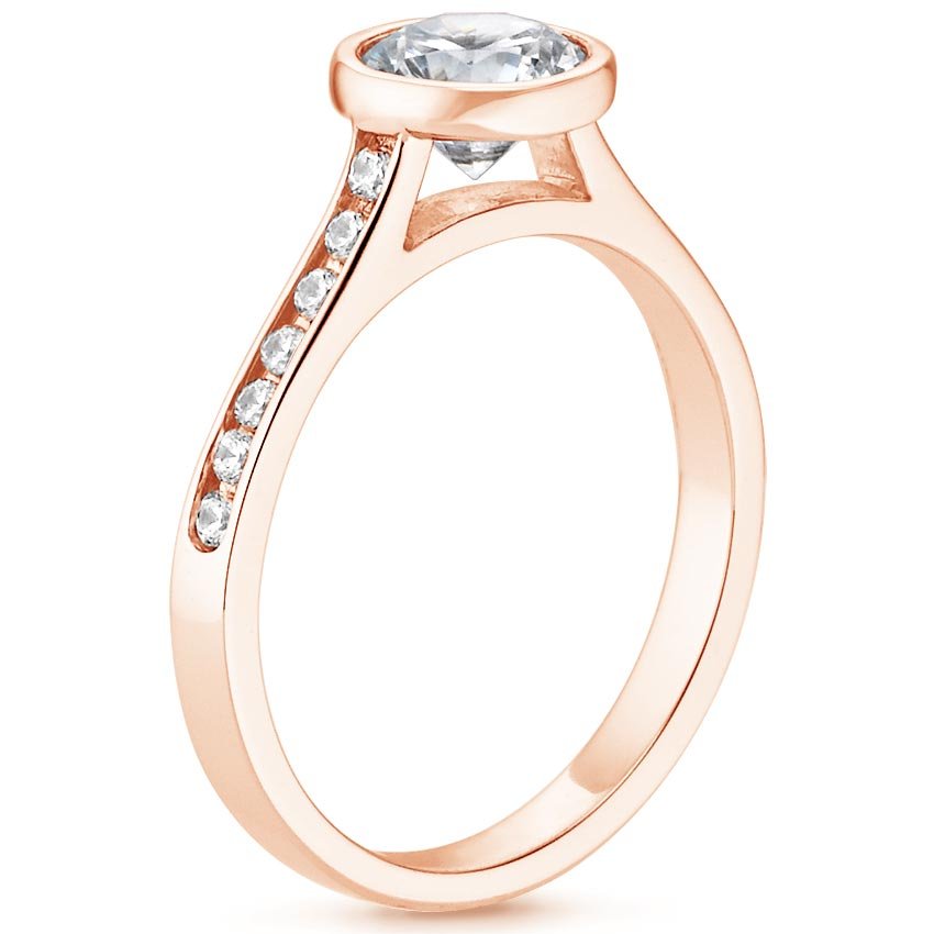 14K Rose Gold Luxe Luna Diamond Ring