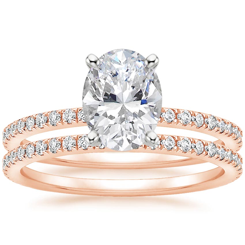 14K Rose Gold Luxe Ballad Bridal Set (1/2 ct. tw.) | Brilliant Earth